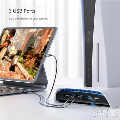 KIWIHOME Охладителна станция за аксесоари за PS5, снимка 2 - Аксесоари - 51775844