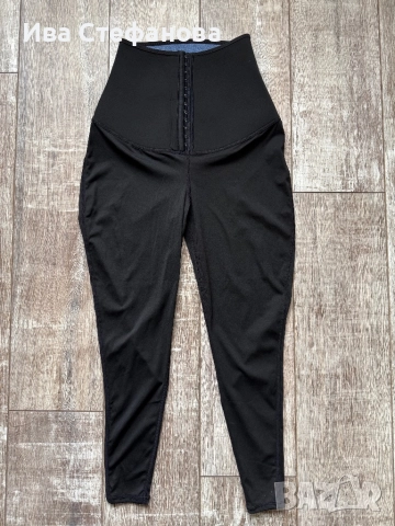 Структуриращ нов оформящ талията черен висока талия  еластичен клин тип корсет 