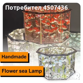 Ръчно изработена 3-Д LED нощна лампа с Рози, Направи си сам домашен декор, снимка 5 - Настолни лампи - 50813476