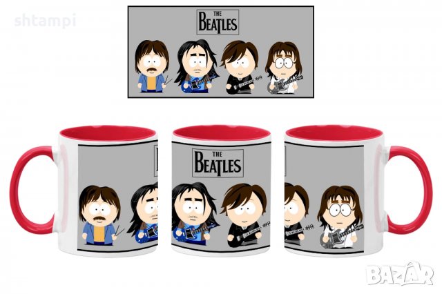 Чаша Beatles 01,Керамична Чаша, Кафе Чай, Игра,Изненада,Подарък,Повод,Празник,Рожден Ден, снимка 5 - Чаши - 38508268