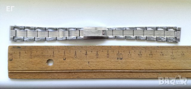 Стара оригинална съветска верижка за дамски часовник, снимка 6 - Каишки за часовници - 32755090