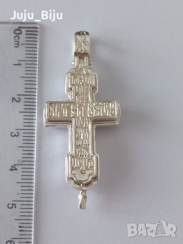 Нов сребърен кръст (отваряем). , снимка 2 - Колиета, медальони, синджири - 40845115