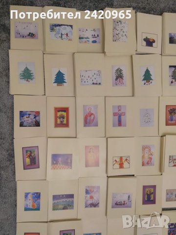 2240 нови пощенски картички с детски рисунки - двулистни, снимка 6 - Други - 26975479