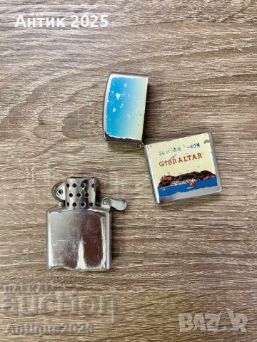 Ретро запалка “Souvenir from Gibraltar” (Atlas-Line), снимка 4 - Антикварни и старинни предмети - 51456922