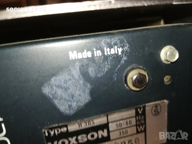 VOXSON-AMPLIFIER-MADE IN ITALY 3011231047, снимка 8 - Ресийвъри, усилватели, смесителни пултове - 43209554
