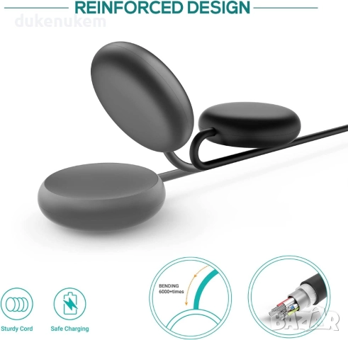 USB-C Магнитен Кабел за Зареждане, съвместим с Google Pixel Watch (1-во поколение), снимка 3 - USB кабели - 52606355