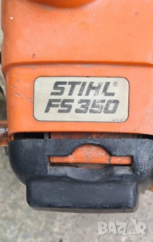 Бензинова моторна коса STIHL FS 350 работи перфектно , снимка 3 - Градинска техника - 52092823