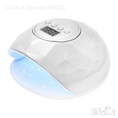 Лампа за сушене на нокти UV Led 86W - бяла,розова,виолетова перла, снимка 1