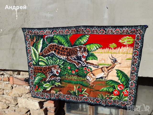 Старинен ковьор,покривка за стена #183, снимка 2 - Антикварни и старинни предмети - 39720173