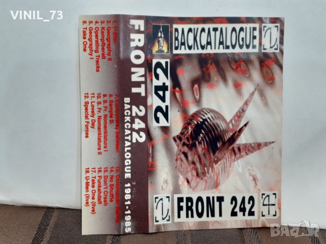   Front 242 – Backcatalogue, снимка 3 - Аудио касети - 32217304