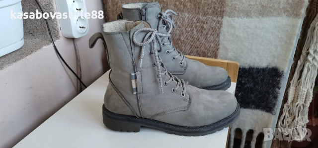 Ботуши Tamaris 40н.Естествена кожс, снимка 2 - Дамски ботуши - 52787595