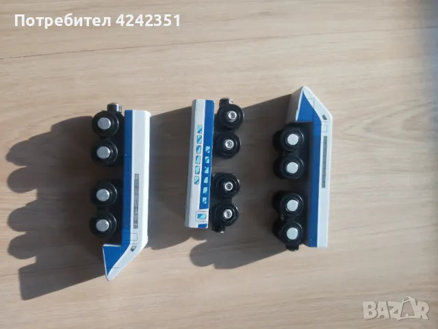 Дървено влакче от 3 части.