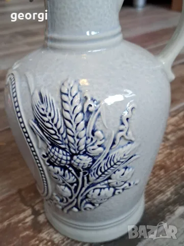 немска керамична бутилка за бира с порцеланова запушалка 20/4, снимка 4 - Колекции - 50057146