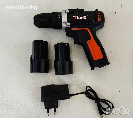 ТОТАЛНА ЛИКВИДАЦИЯ!!! АКУМУЛАТОРЕН ВИНТОВЕРТ/БОРМАШИНА 12V С ДВЕ БАТЕРИИ., снимка 3 - Винтоверти - 49928823