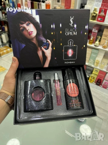 Black Opium Дамски Парфюмериен Подаръчен Комплект НА ЕДРО