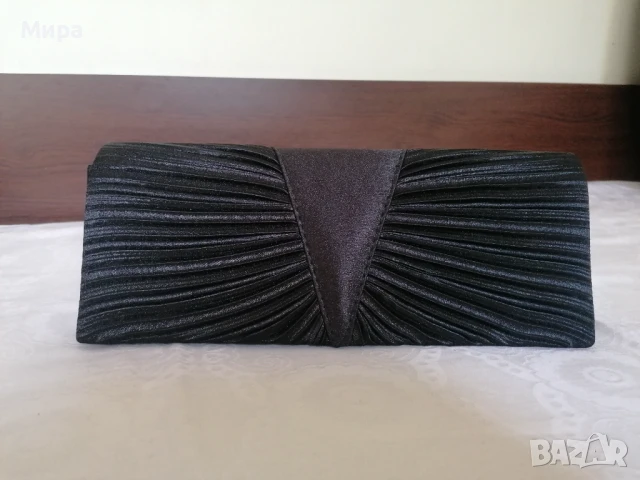 Дамска официална чанта от сатен