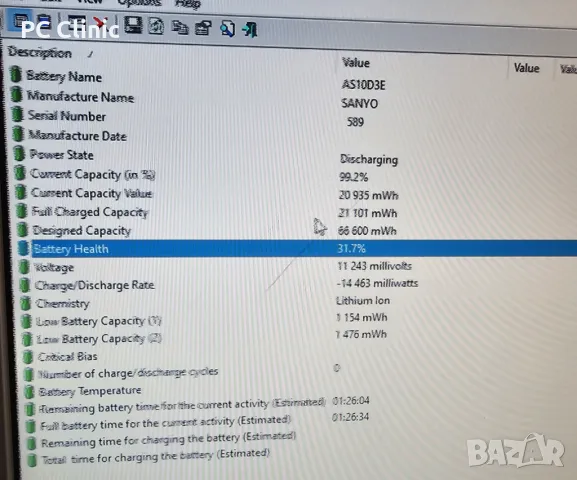 ЗА ЧАСТИ Acer Travel Mate 6595 intel core i5 2520M | DDR3 | 15.6" | лаптоп/laptop, снимка 4 - Части за лаптопи - 48123736