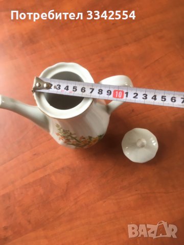 ПОРЦЕЛАН ЧАЙНИК КАНА БЪЛГАРИЯ, снимка 4 - Други - 36995438