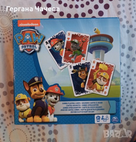 Карти Paw patrol от Spin Master , снимка 2 - Игри и пъзели - 37592025