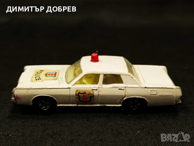 СТАРА РЕТРО МЕТАЛНА КОЛИЧКА MATCHBOX ENGLAND MERCURY POLICE , снимка 2 - Колекции - 48881912
