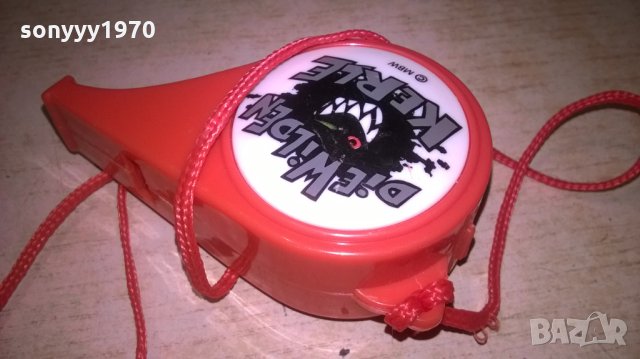 голяма свирка-10см-внос германия, снимка 5 - Колекции - 27943749