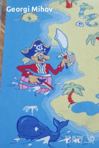 Детски килим с остров, пират, съкровище - 200 х 240см !!!СПЕШНО!!!