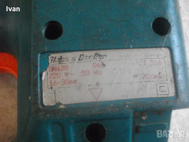 16-30 мм-Голям Такер-Дърводелски-Англия--Електрически-Комбиниран-Отличен-Black Decker, снимка 6 - Други инструменти - 33485638