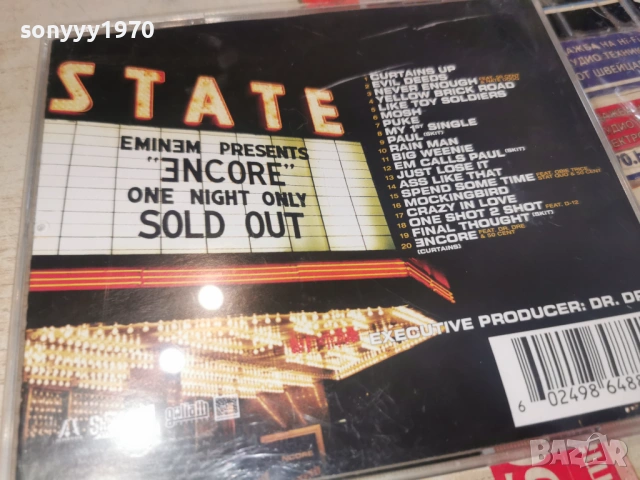 ENCORE EMINEM ORIGINAL CD 2002260724, снимка 13 - CD дискове - 53556197