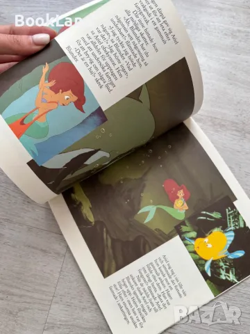 Стара детска книжка на Дисни Малката русалка , снимка 11 - Детски книжки - 49267556