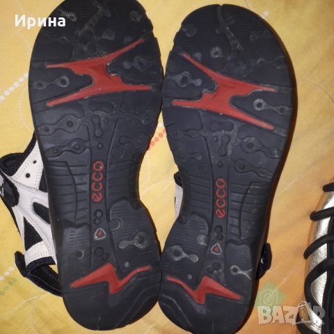 Естествена кожа ECCO 40-41 номер , снимка 4 - Сандали - 32972196