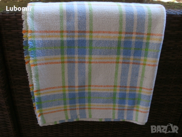 Одеало меко, 100% памучно , двулицево - Ново !, снимка 3 - Олекотени завивки и одеяла - 51813023