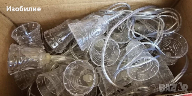 Многоцветни коледни LED лампички с камбанки - Многоцветни, дължина - 5м ,28бр лампички., снимка 3 - Декорация за дома - 52365496