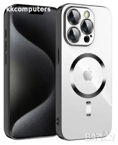 Калъф силикон X-Level MagSafe Dazzling /Черна рамка/ за iPhone 16 Pro Max 6.9 Баркод : 3130806, снимка 3 - Калъфи, кейсове - 48122901