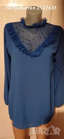 НОВА с етикет ДАМСКА ИТАЛИАНСКА ОФИЦИАЛНА СИНЯ 