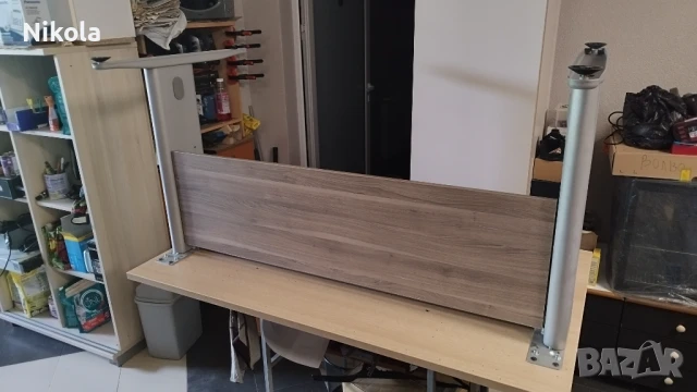 Бюро с метални крака - офис маса 140/80/73,5см, снимка 13 - Бюра - 51054723