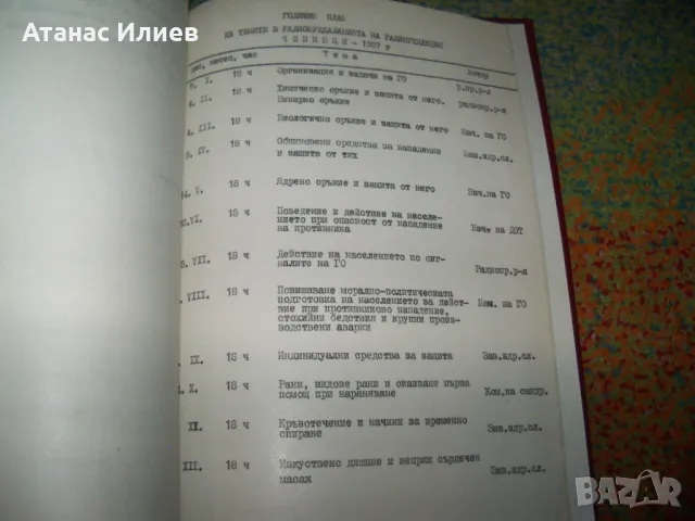 Материали за гражданска отбрана, соц радиопредавания 1987г., снимка 13 - Други - 49599886