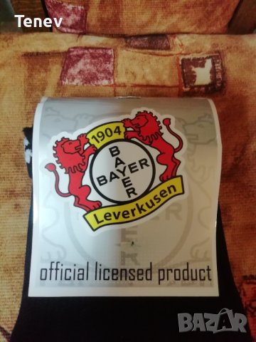 Bayer Leverkusen Jako Нови Оригинални Футболни Чорапи Гети Байер Леверкузен размер 43-46, снимка 3 - Мъжки чорапи - 43839105