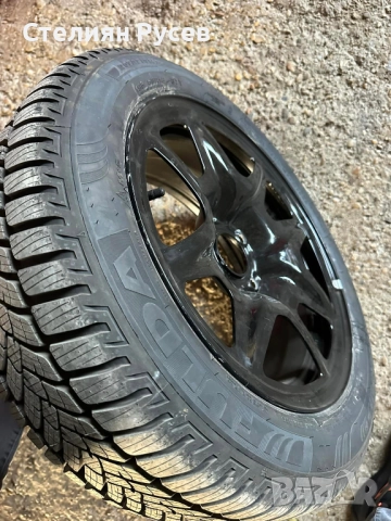  НОВИ 4бр стоманени / железни джанти за peugeot 208 hybrid JT 2024г / 16 цола с зимни гуми 195 55 16, снимка 9 - Гуми и джанти - 52028048