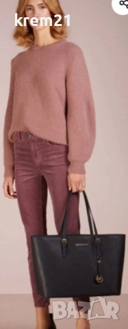 Michael Kors дамска черна чанта, снимка 10 - Чанти - 52476933