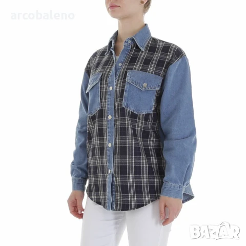 Дамска дънкова риза яке, снимка 4 - Якета - 51277592