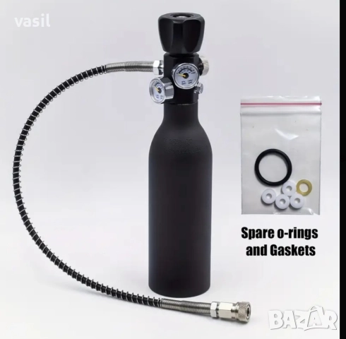 PCP вентил / кран с редуктор M18×1.5 и 5/8”-18UNF за бутилка 300 bar, снимка 5 - Оборудване и аксесоари за оръжия - 52589484