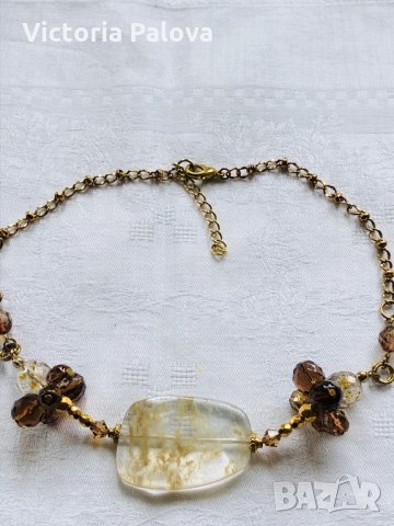 Choker,късо колие,прекрасно е, снимка 3 - Колиета, медальони, синджири - 27333182