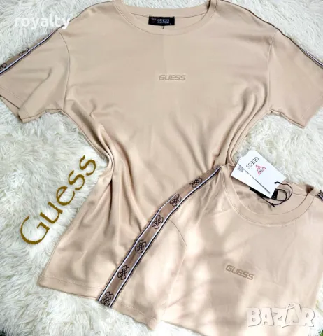 Памучни дамски тениски GUESS Различни цветове , снимка 8 - Тениски - 50413331