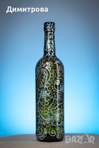 Подарък за мъж.Подарък за ловец. Оргинални, рисувани бутилки за колекция или подарък. , снимка 3 - Подаръци за мъже - 43330185