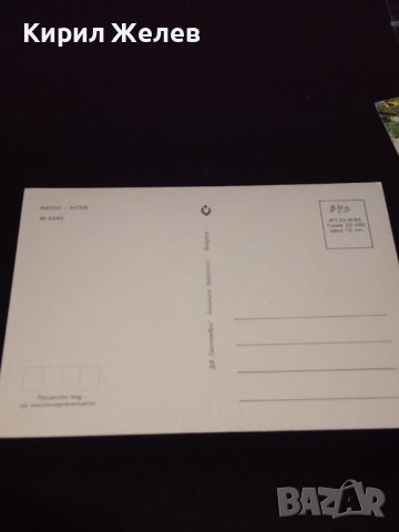 Две стари картички от Българското Черноморие Слънчев бряг, Китен много красиви 10363, снимка 10 - Колекции - 43111924