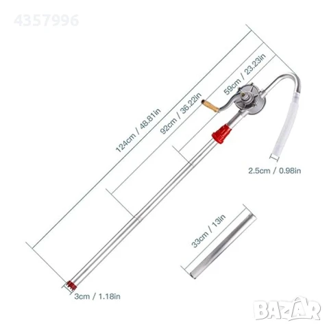 Ръчна помпа за преливане на течности, PA709, снимка 2 - Аксесоари и консумативи - 50606884