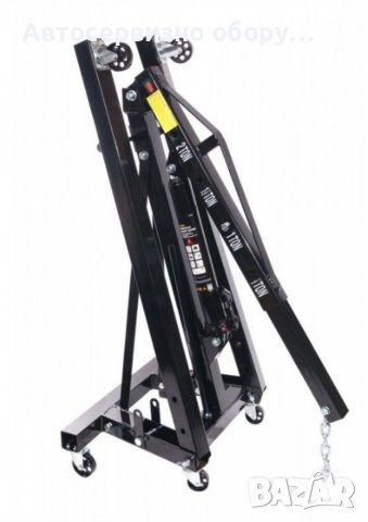 Хидравличен, сгъваем кран за двигатели тип жираф 2т. RockForce, снимка 2 - Други инструменти - 39705257