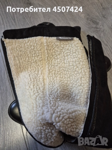 Дамски ботуши Tamaris, номер 38, естествена кожа 60 лв., снимка 5 - Дамски ботуши - 52501799