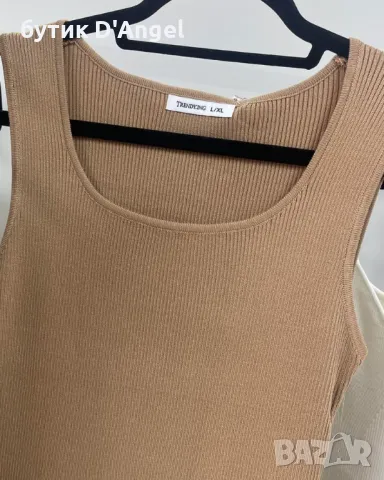 Рокля от стегнат рипс със златни копчета, снимка 7 - Рокли - 50364838