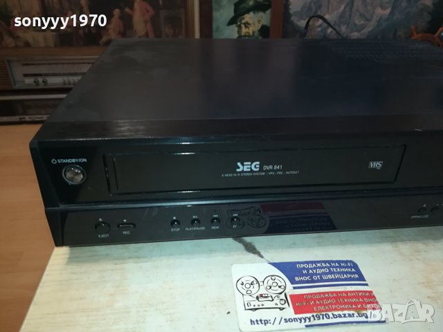 SEG DVR-841 DVD RECORDER+HIFI VIDEO 1812231017LK2E, снимка 4 - Плейъри, домашно кино, прожектори - 43459104